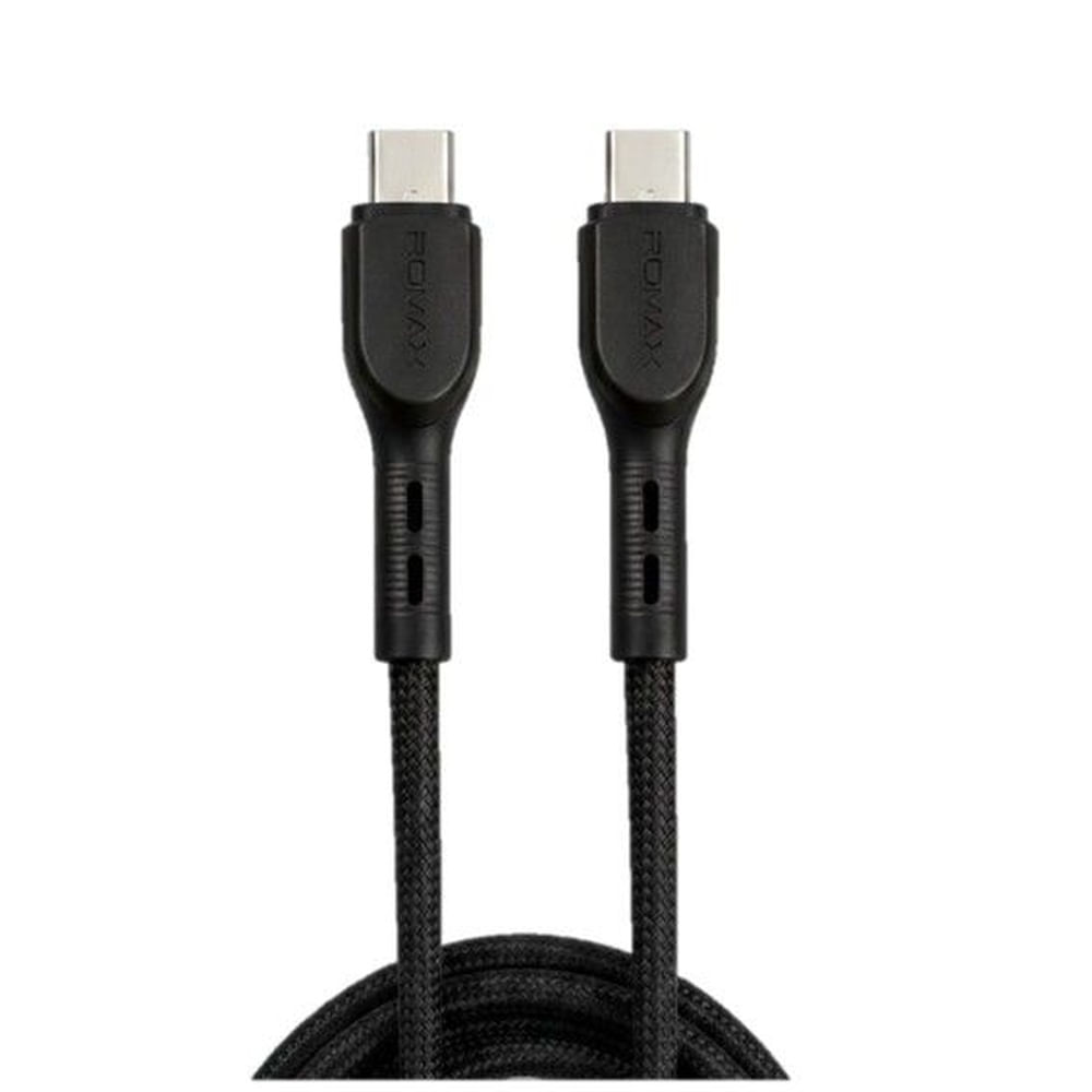 CABLE 6A TIPO C-C 100W 1M NEGRO