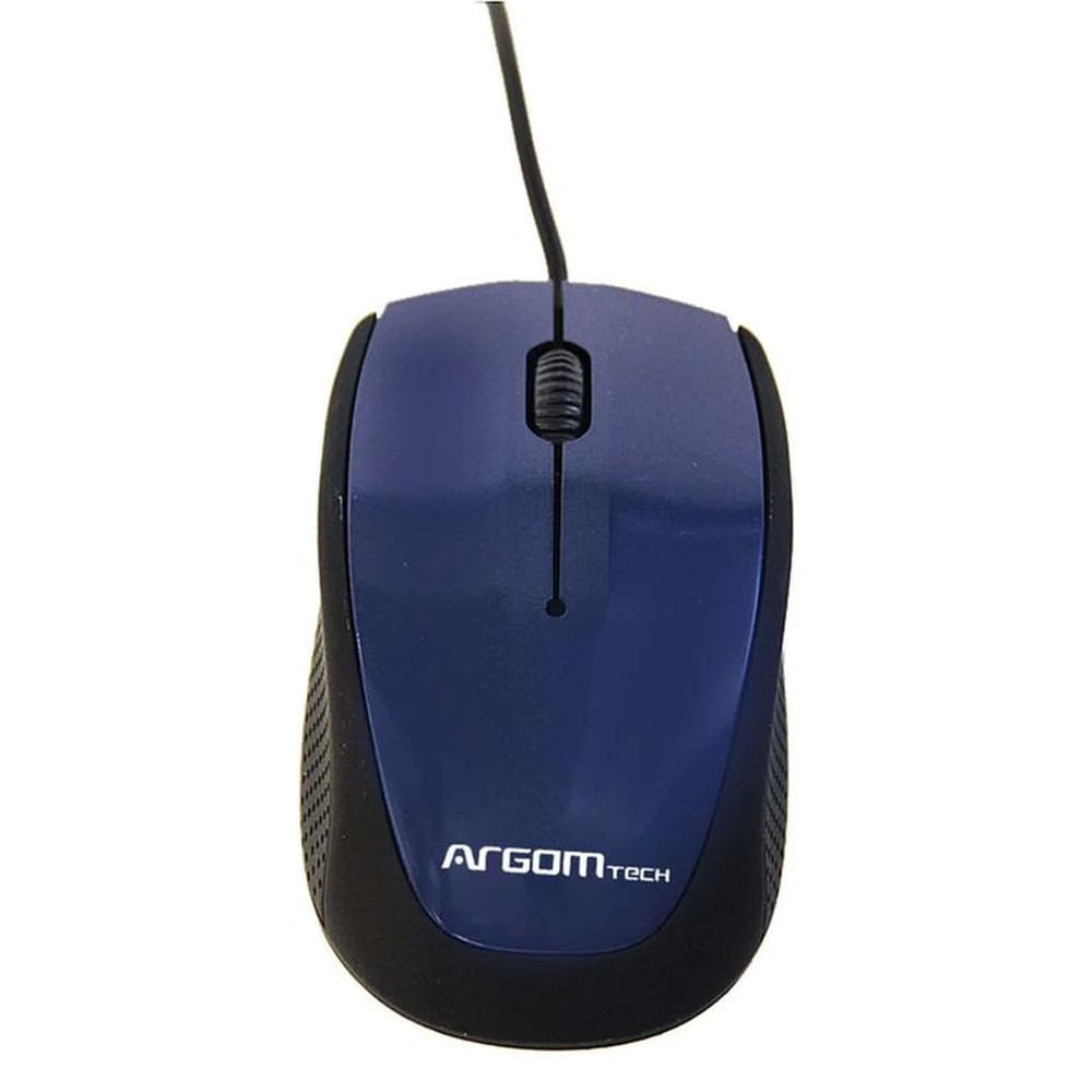 MOUSE ARGOM USB 3D AZUL