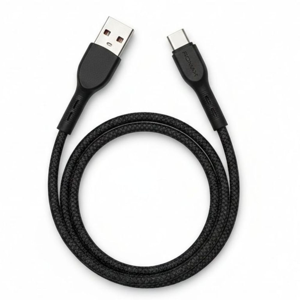 CABLE 6A TIPO USB-A  A USB-C 66W 1 MTS