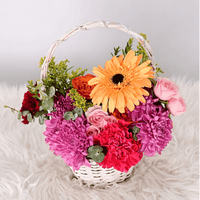 Mini Canasta Eva - arreglo de flores