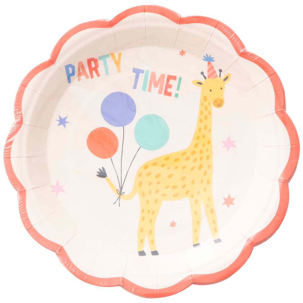Pack de 8 Platos Animal Jirafa CLASS&WORK