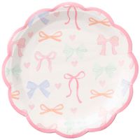 Pack de 8 Platos Pastel Bow CLASS&WORK