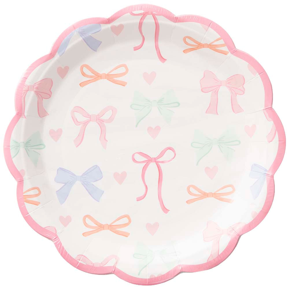 Pack de 8 Platos Pastel Bow CLASS&WORK