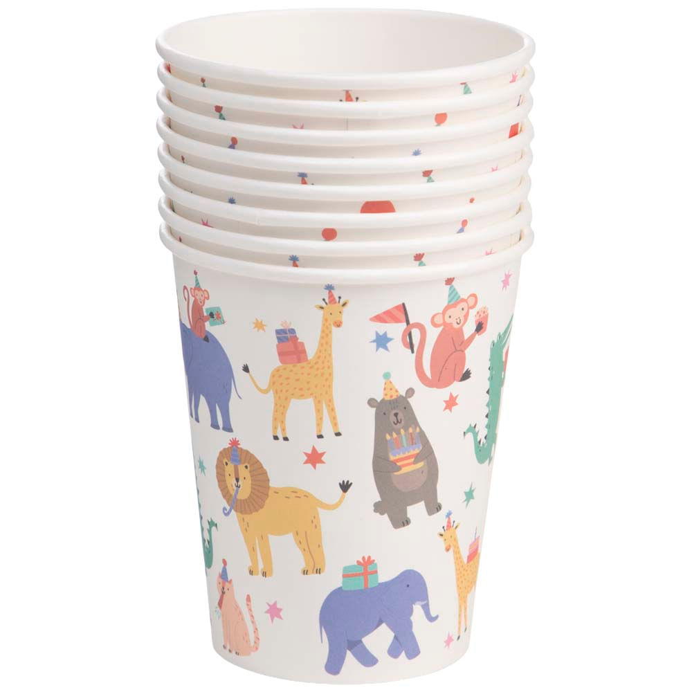 Pack de 8 Vasos Animal Party CLASS&WORK