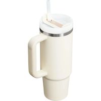 Termo Color Blanco Hermético Acero Inoxidable 1200Ml Con Sorbete Practico Moderno Vaso Térmico