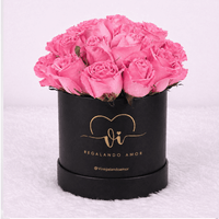 Box Clasico de 20 Rosas Rosadas - Arreglo de flores