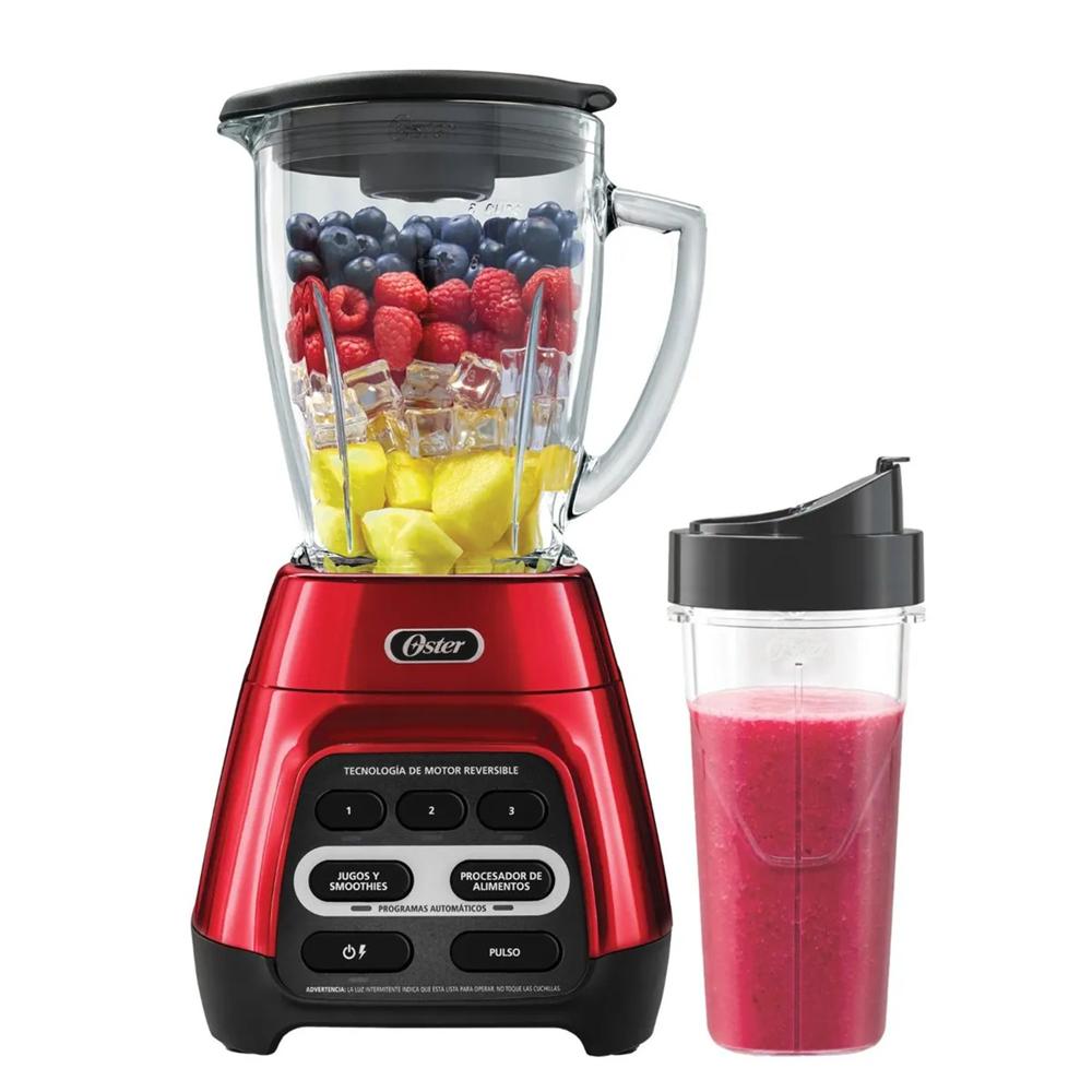 Licuadora Oster con Motor Reversible 1.5L Rojo - Blender BLSTPYG1310RBG-053