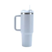 Termo Color Celeste Hermético Acero Inoxidable 1200Ml Con Sorbete Practico Moderno Vaso Térmico