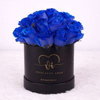 Box Clasico de 20 Rosas Azules - Arreglo de flores
