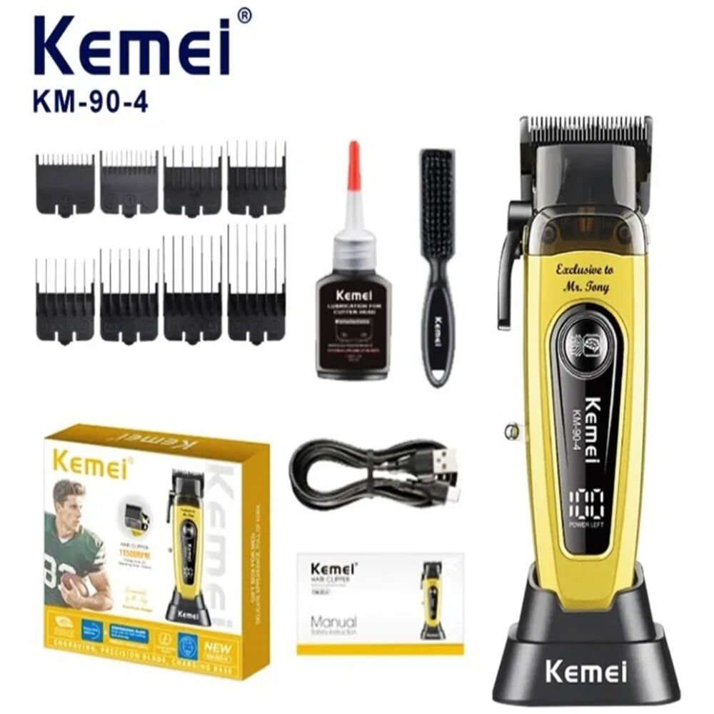 Kemei Maquina De Cortar Cabello Profesional Km-90-4