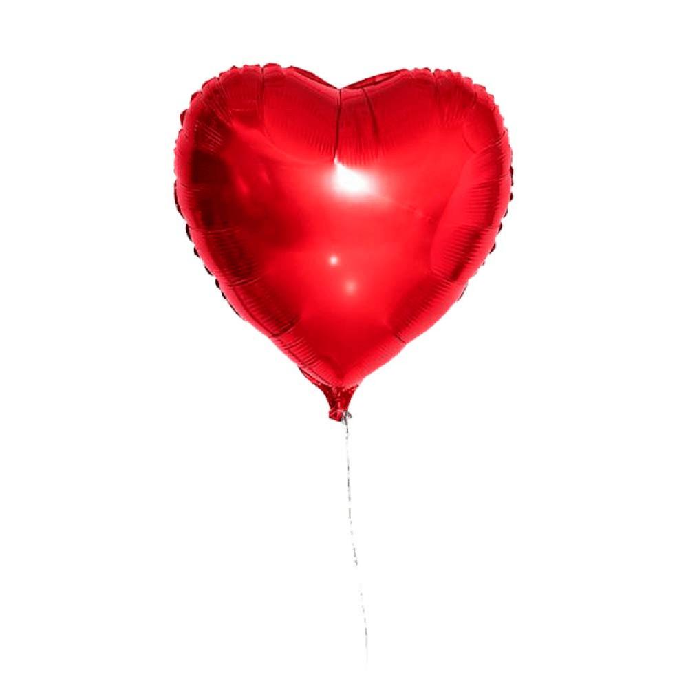 Globo Corazón Rojo con Helio