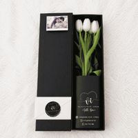 Box luxury Tulipanes Blancos