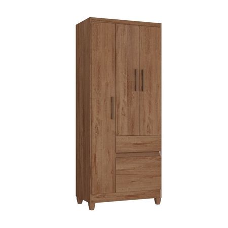 Ropero Aruba 4 Puertas 1 Cajón MDP Freijo