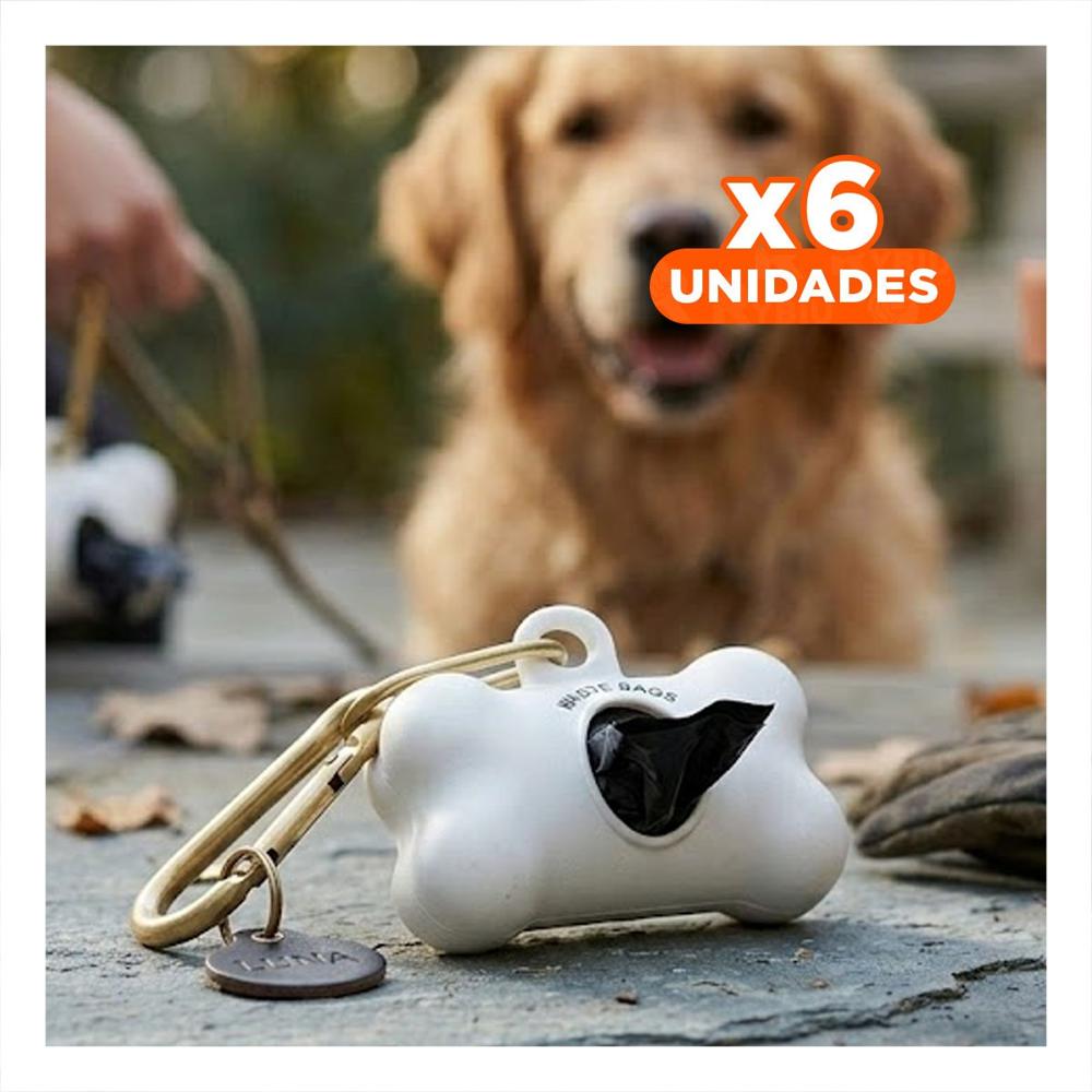 Pack6 Accesorio Higienico Blanco para Mascotas Uso Diario Practico Y+Regalo Sticker