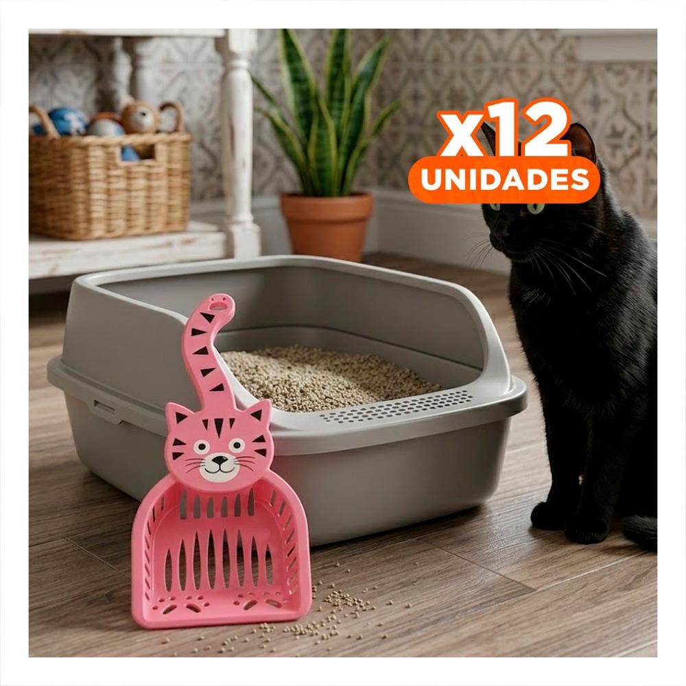 Pack12 Implemento Cara De Gato Rosado Para Jardin Y Hogar Decoracion Festiva