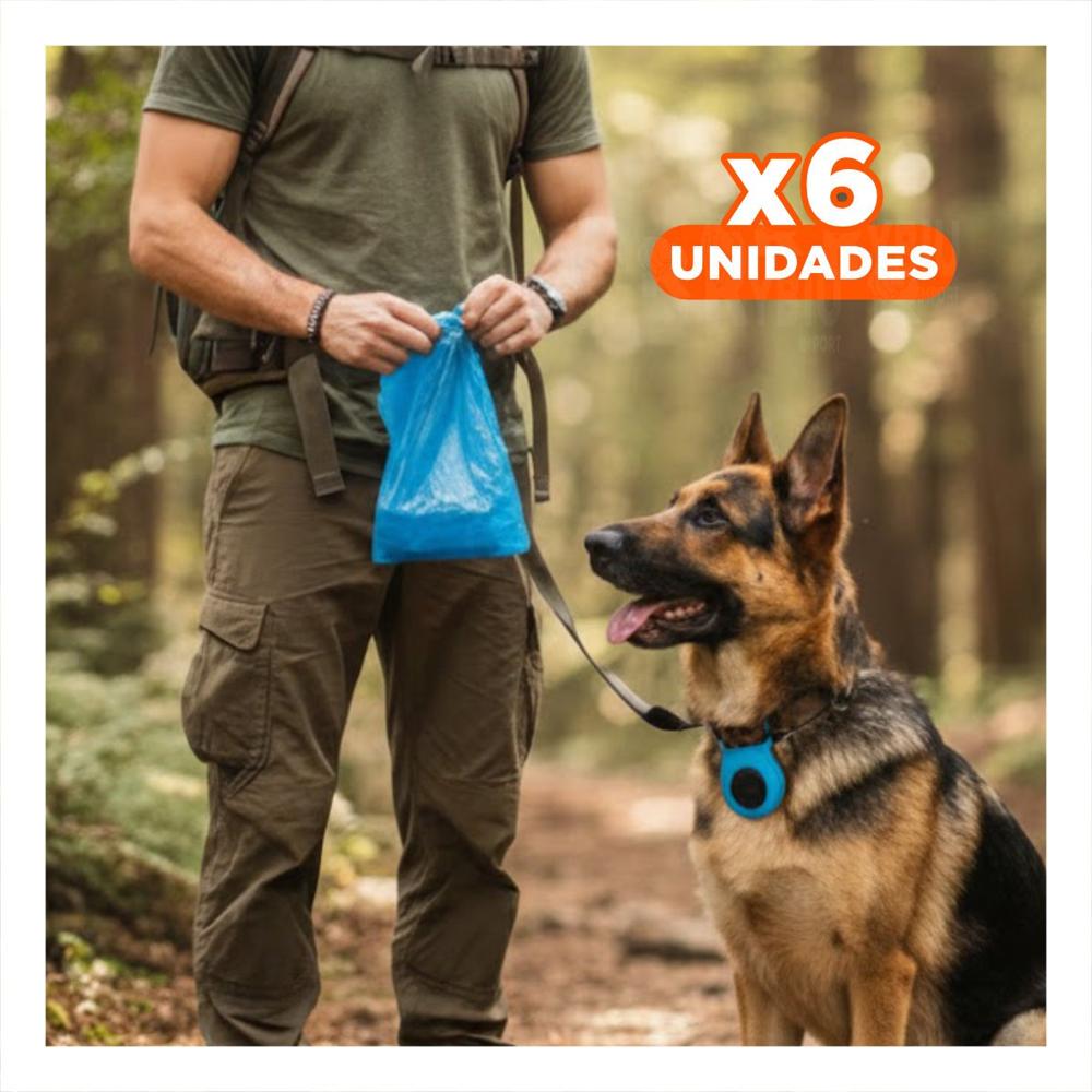 Pack6 Kit para Bolsas Pet Azul para Mascotas y Uso Diario Y+Regalo Sticker