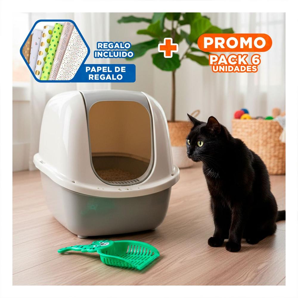 Pack6 Pala Cara De Gato Verde Para Jardin Y Decoracion Navidad Casa Y+Papel Regalo