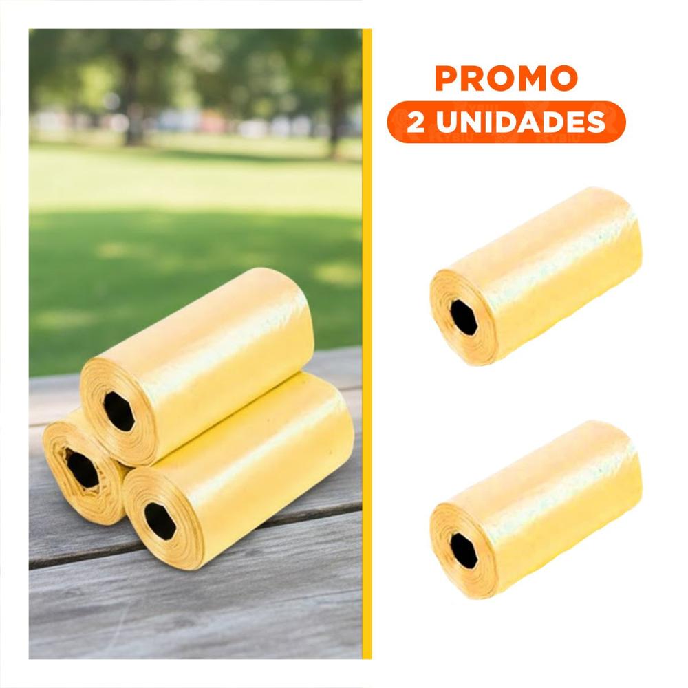 Pack2 Recambios de Bolsas para Desechos Pet Amarillo para Mantener Orden