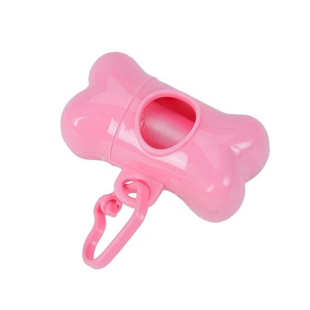 Set Practico con Bolsa de Desecho y Protector Tipo Hueso Rosado de Paseo Diario Y+Papel Regalo