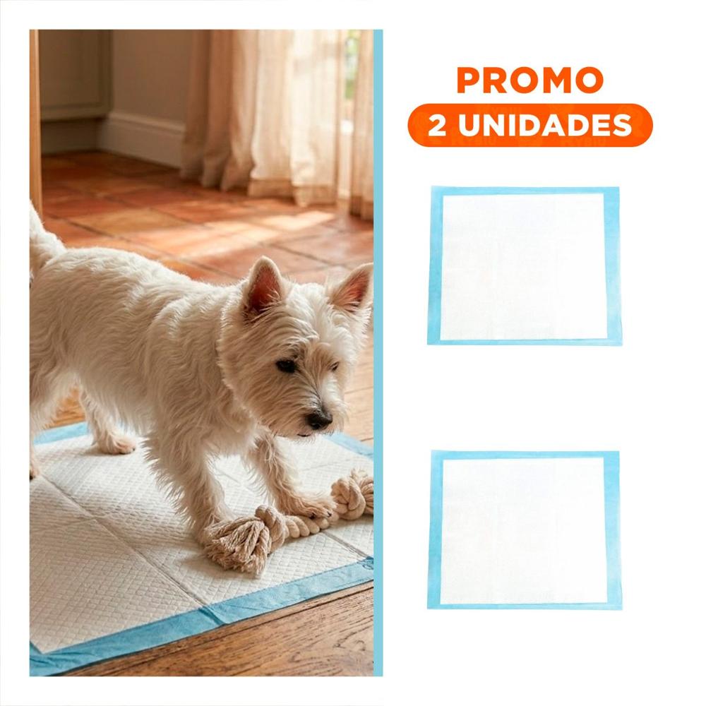 Pack2 Alternativa de Piso 45x60 Talla M para Mascotas Hogar Interior Diario