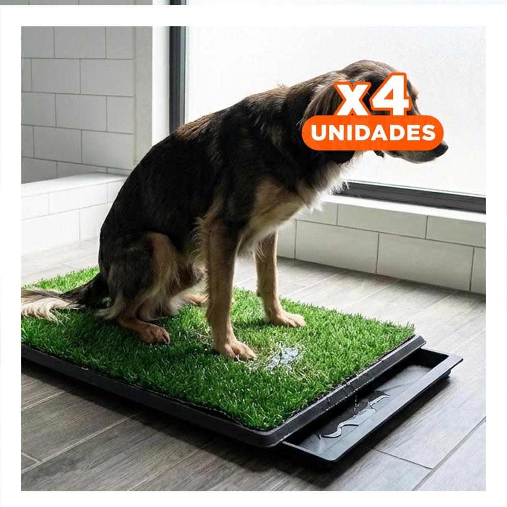 Pack4 Modelo Higienico para Perros Mediano Negro Nacional para Casa