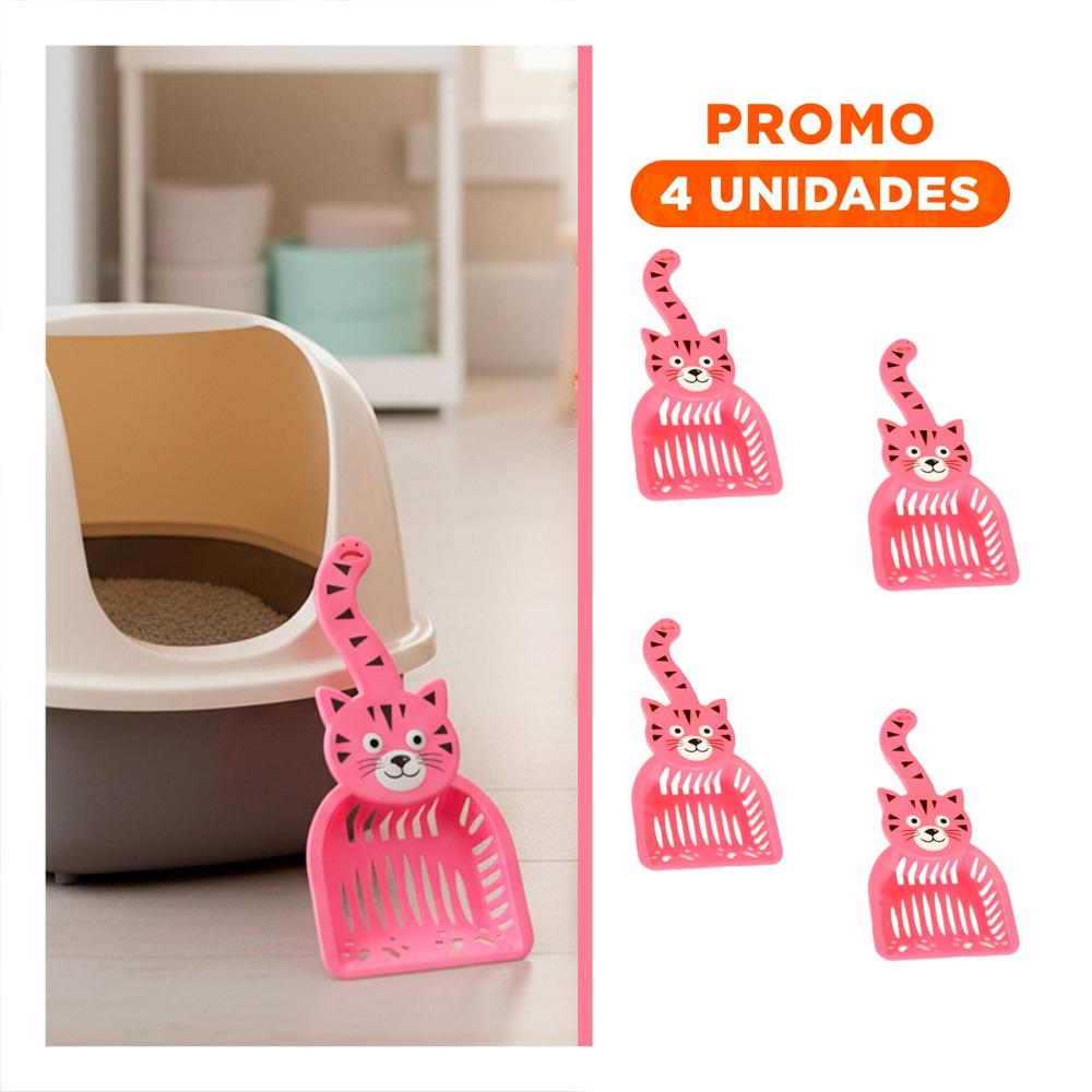 Pack4 Instrumento Cara De Gato Rosado Para Jardin Y Hogar Decoracion Festiva Y+Regalo Sticker