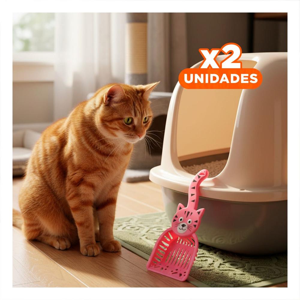 Pack2 Herramienta Cara De Gato Rosado Para Jardin Y Casa Decoracion Navidad Y+Regalo Sticker