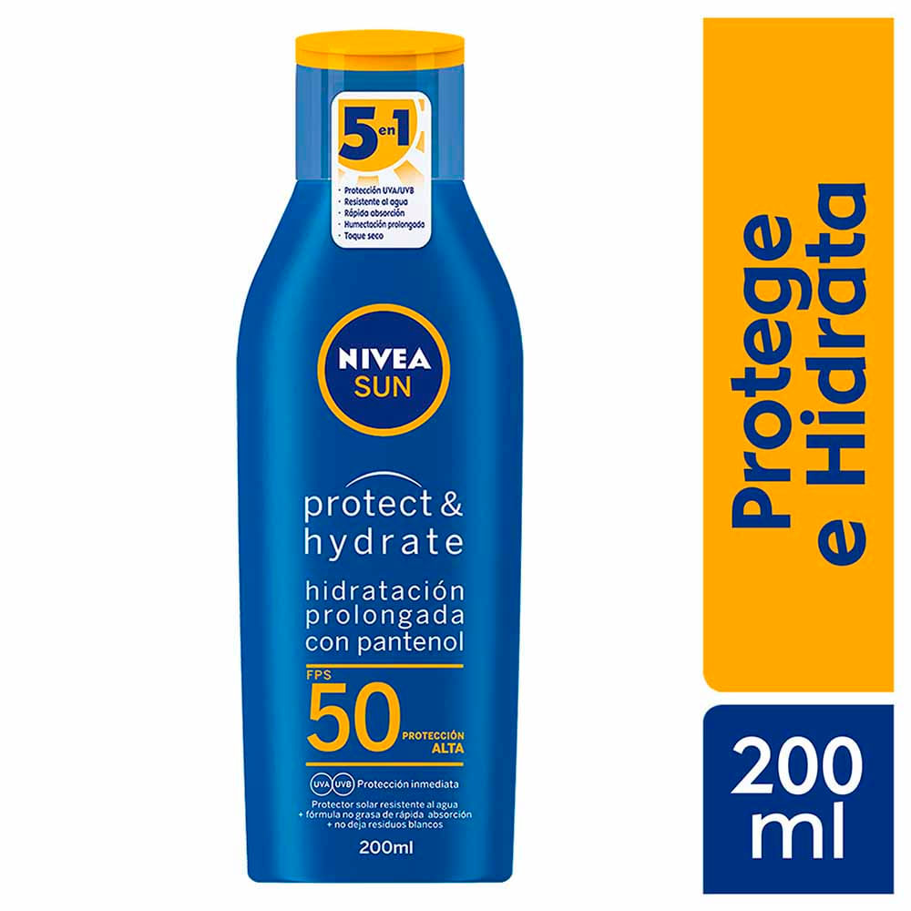 Protector Solar NIVEA Protege y Refresca FPS50 Frasco 200ml