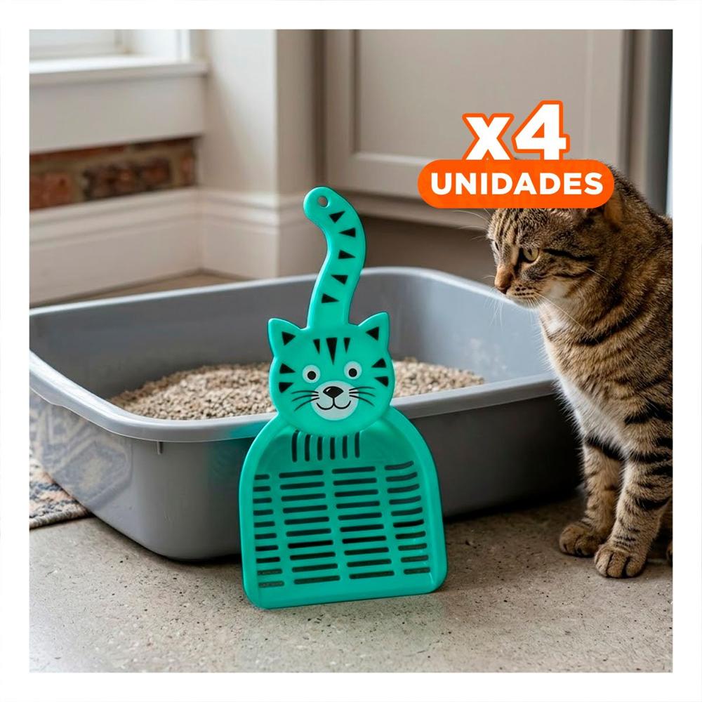 Pack4 Herramienta Cara De Gato Verde Para Jardin Y Decoracion Hogar Casa