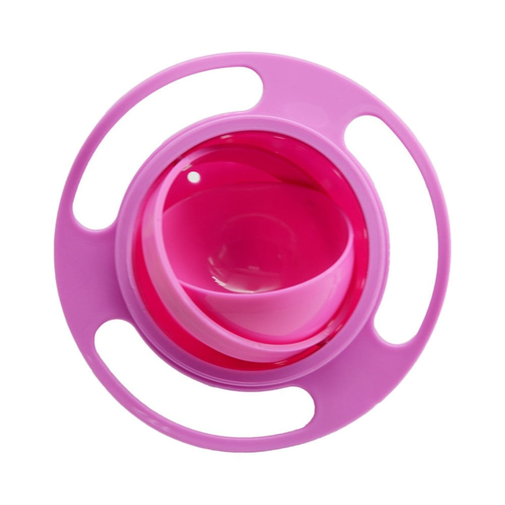 Plato Giratorio 360 Ovni para Bebe Fucsia