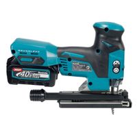 Sierra Caladora Makita BL 40V JV001G y 2 baterías y Cargador
