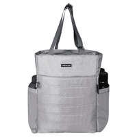 Bolso Mochila Modelo Donata - Plomo Plata