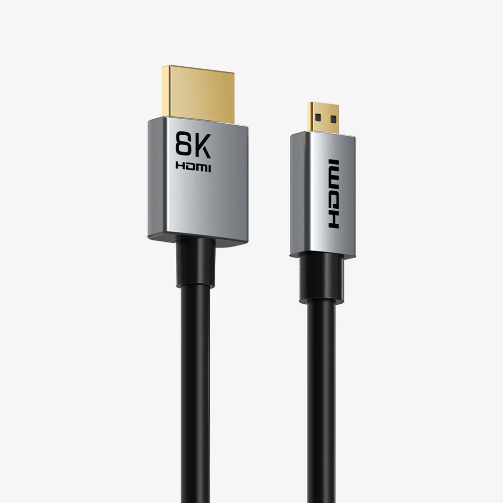 CABLETIME Cable Micro HDMI Macho a HDMI Macho 8K60Hz 1.5mtrs 48Gbps Bidireccional - CH16J