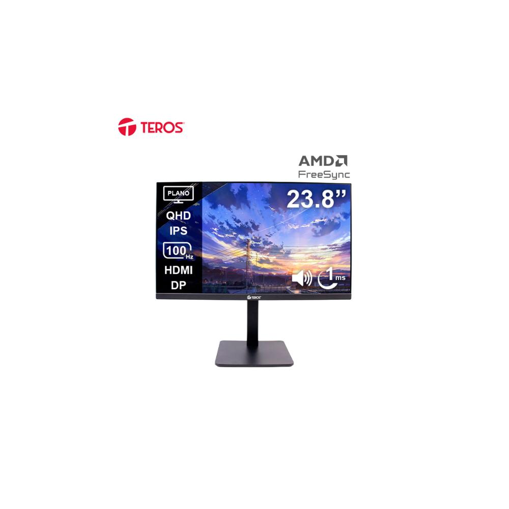 MONITOR CORP.TEROS TE-241 QHD IPS 100Hz 1ms HDMI