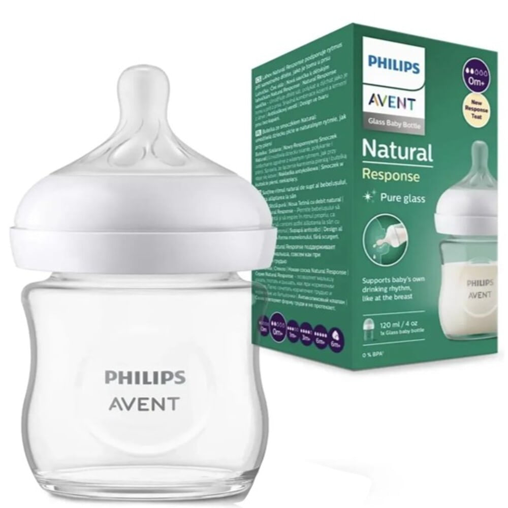 Biberon natural de vidrio 3.0 Philips Avent 4oz - 120ml