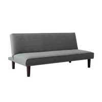 Sofá Futón Alaska Gris de Madera/Tela Orange 167x72x92cm