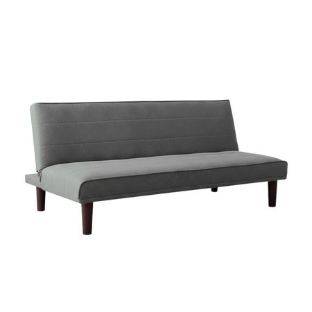 Sofá Futón Alaska Gris de Madera/Tela Orange 167x72x92cm