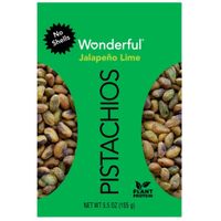 Pistachos WONDERFUL Jalapeño Bolsa 155g