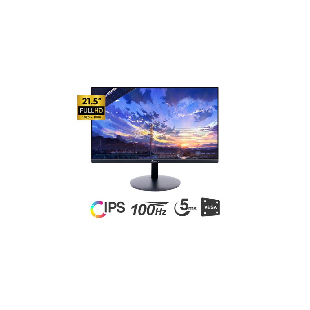 MONITOR TEROS TE-2130CS 21.5' FHD IPS 1920 x 1080 100HZ 5MS HDMI VGA