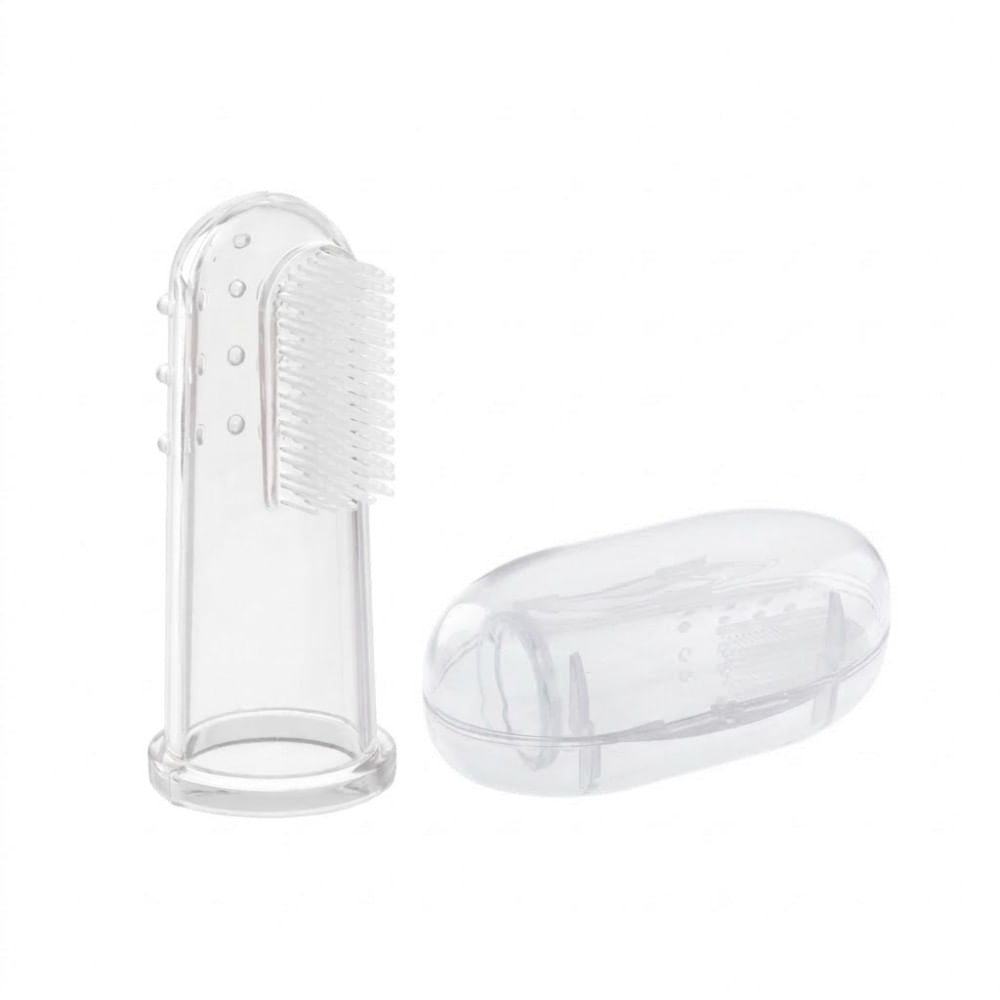 Cepillo Dedal para Bebes Santolee Transparente