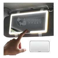 Espejo con Luz Led Táctil para Maquillaje en Auto