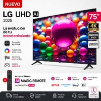 Televisor LG 75 UHD 4K Smart TV ThinQ AI 75UA8050PSA