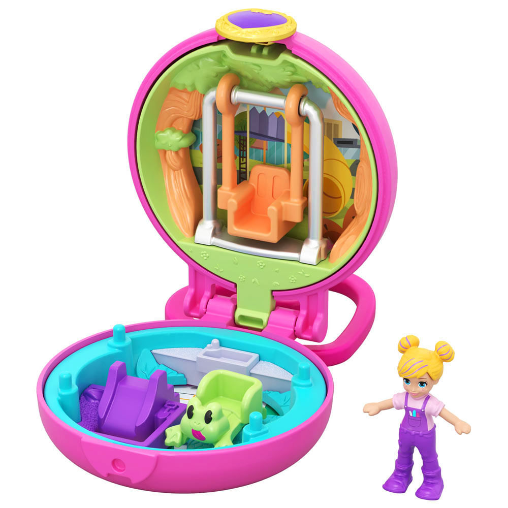 Muneca Polly Pocket Surtido Mini Estuches Plazavea Supermercado