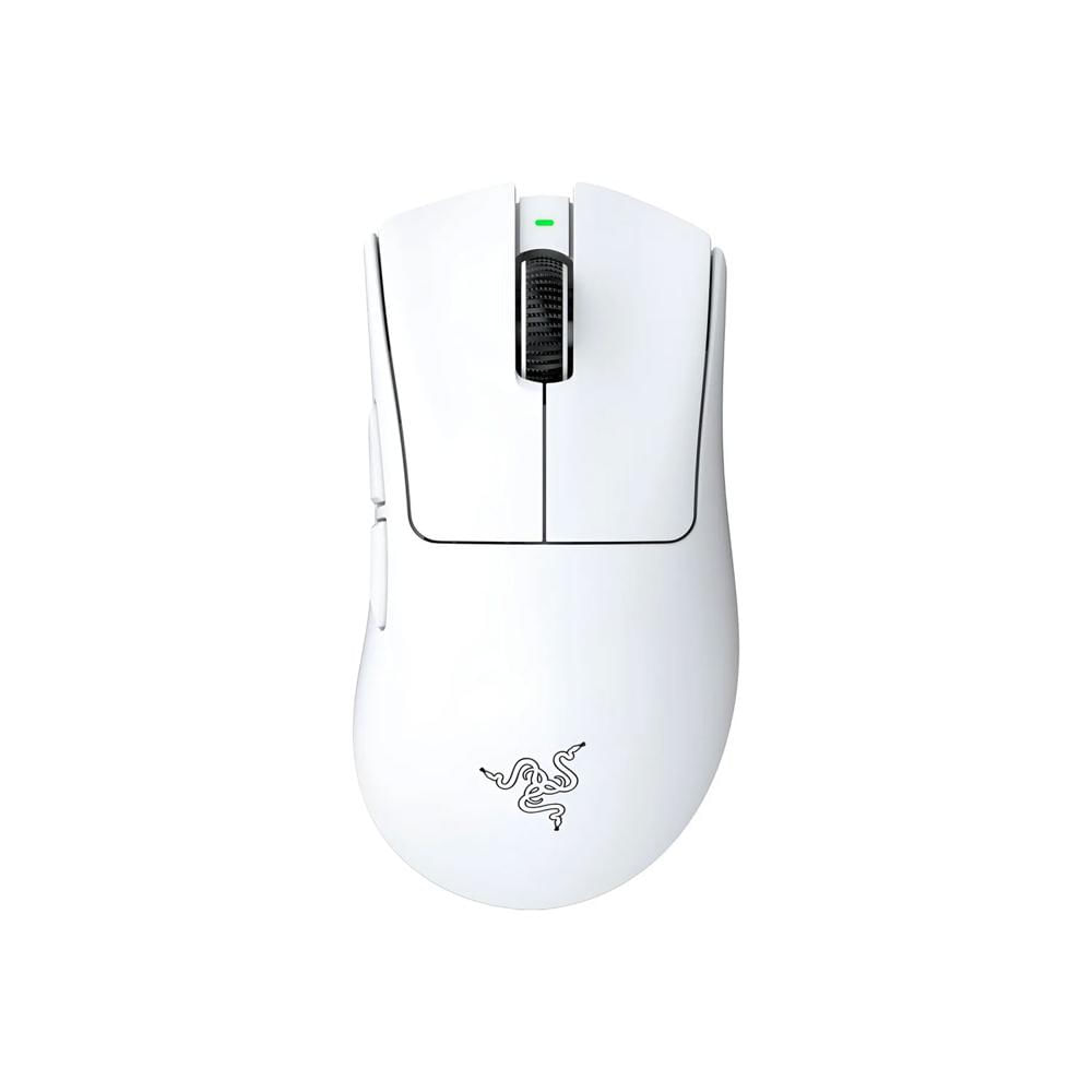 Mouse Gamer Razer DeathAdder V4 Pro Wireless 45K DPI HyperPolling 8000Hz Switch Óptico Blanco