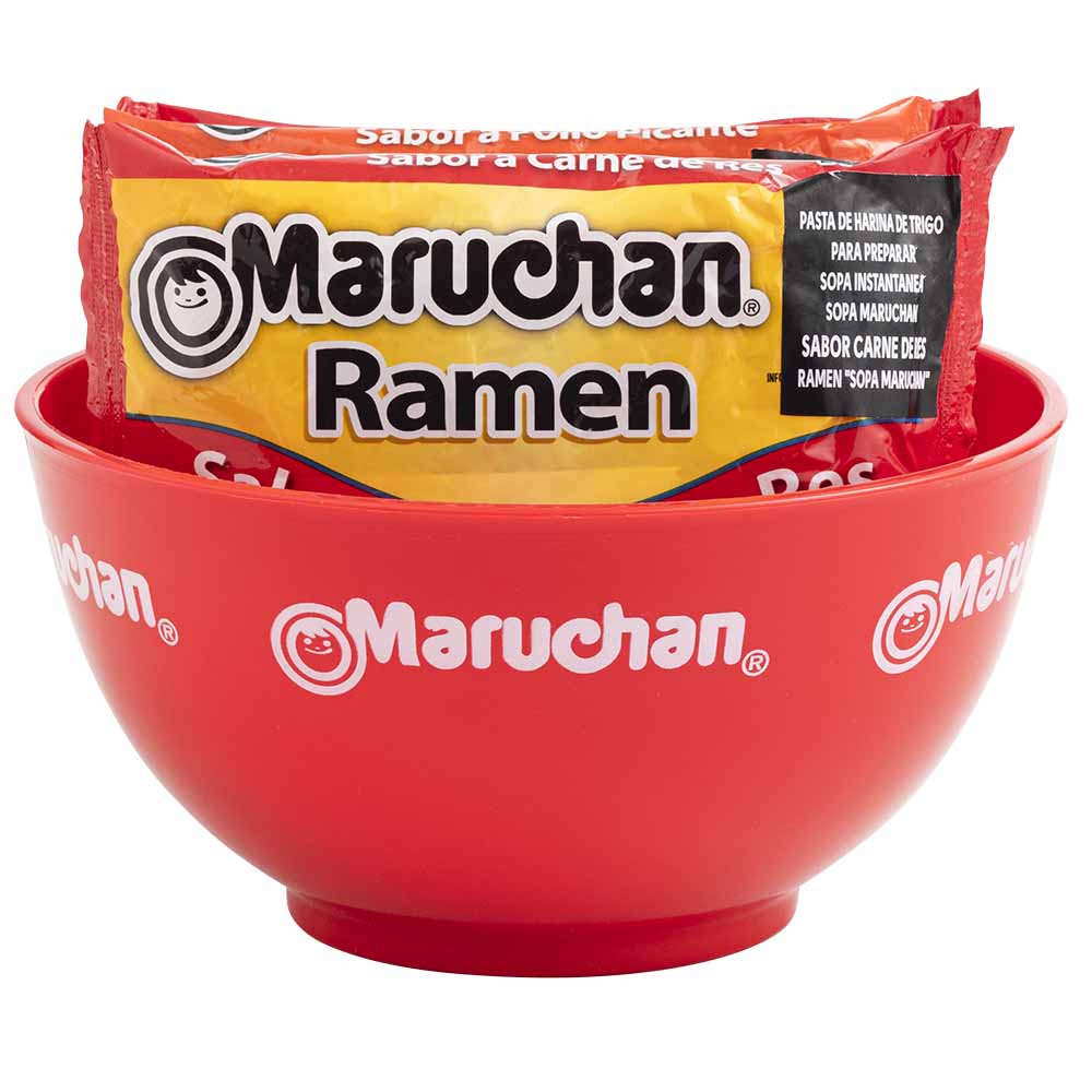 Pack MARUCHAN Sopa Ramen Surtido Paquete 3un + Bowl