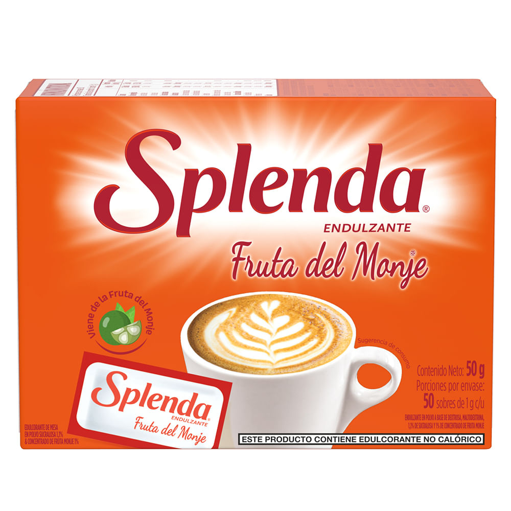 Endulzante SPLENDA Fruto del Monje Caja 50un