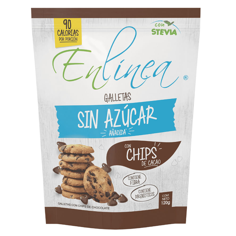 Galletas EN LÍNEA Chips de Chocolate Doypack 120g
