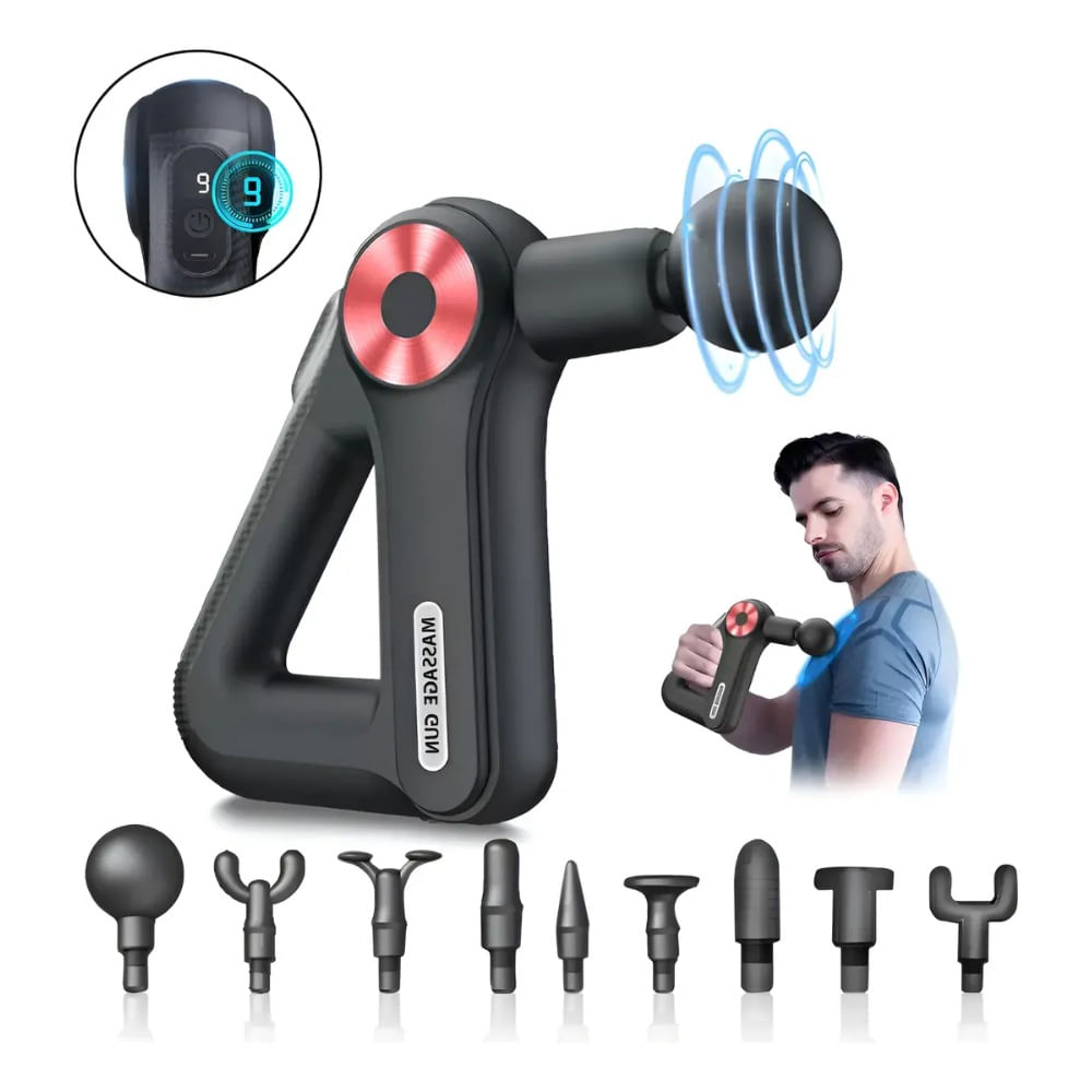 Pistola De Masaje Muscular Profesional De Tejido Profundo