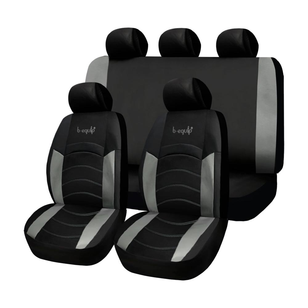 Set Fundas de Asiento para Vehículo B-EQUIP BEQ1427PVC