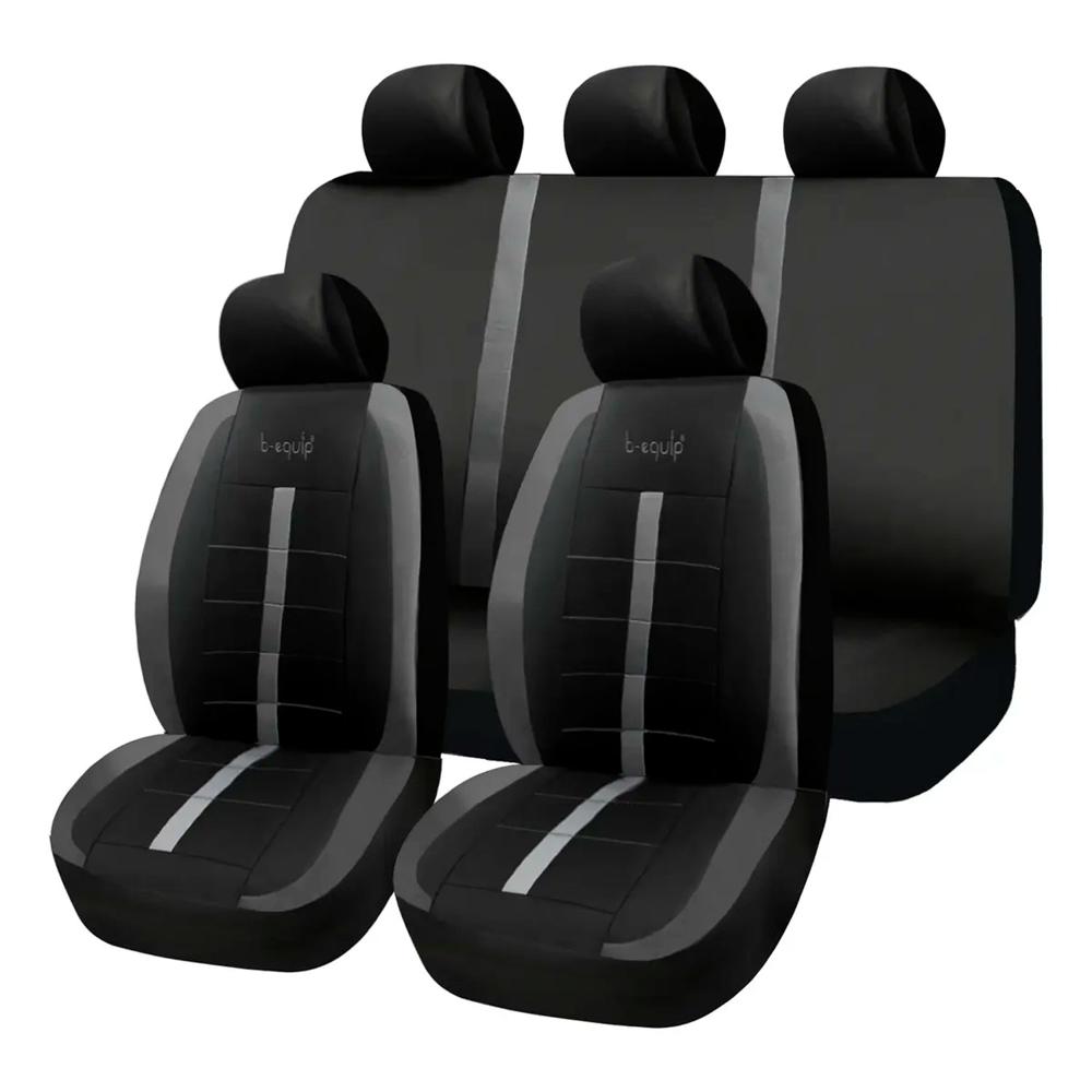 SET DE FUNDAS CUBRE ASIENTOS PARA AUTO PROTECTOR COMPLETO B-EQUIP BEQ-1432